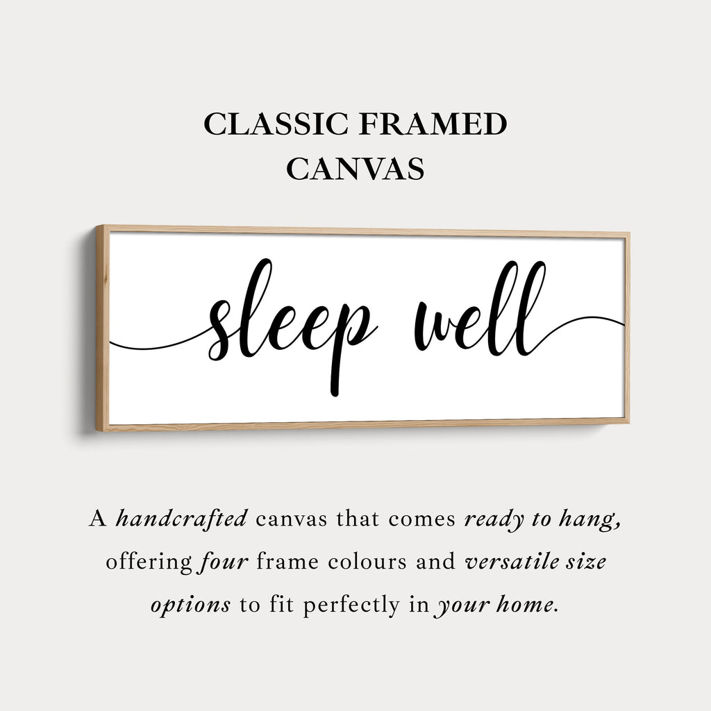 Master Bedroom Above Bed Wall Art - Sleep Well
