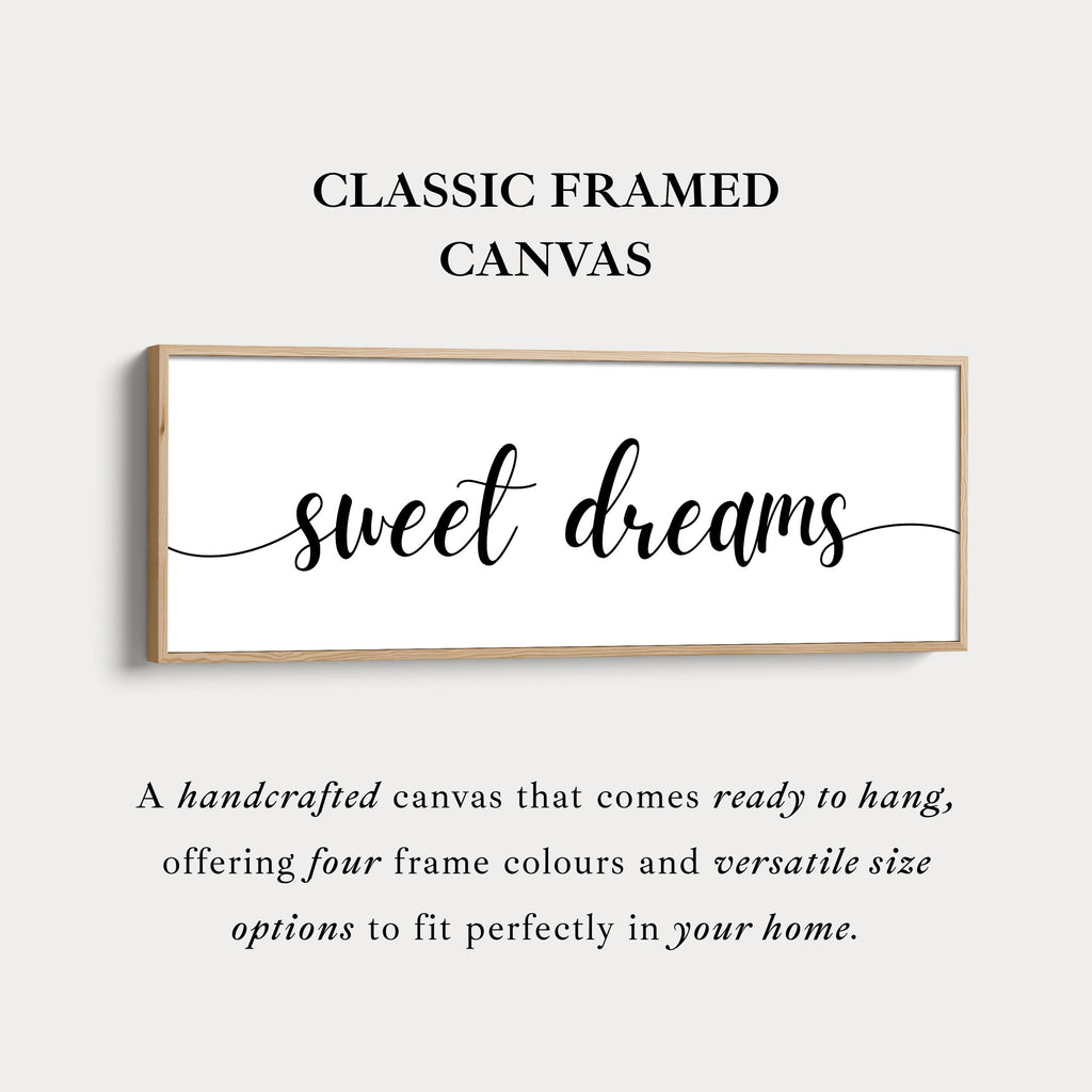 Guest Bedroom Above Bed Wall Art - Sweet Dreams