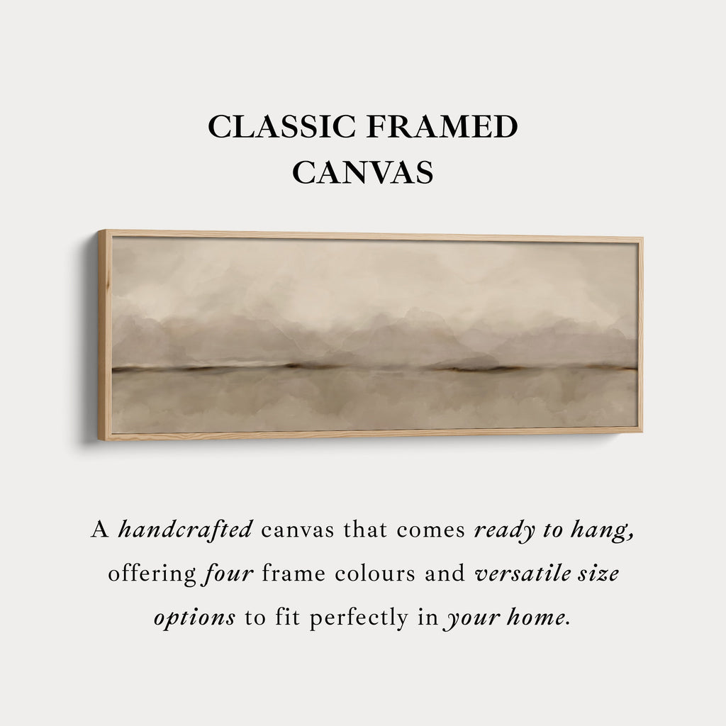 Panoramic Wall Art Neutral Landscape Inspired For Living Room