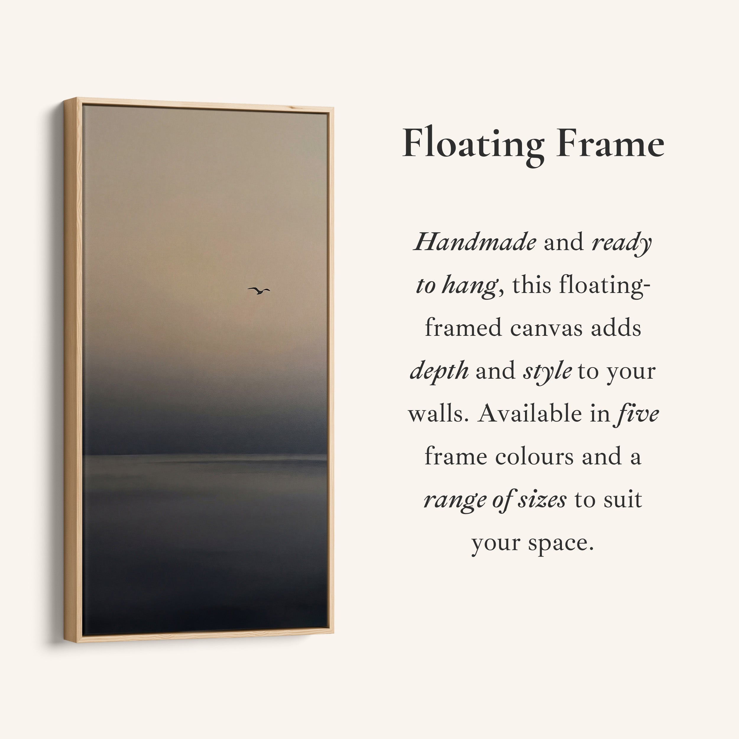 Large Vertical Wall Art Tall Wall Art Minimal Horizon With Birds For Hallway