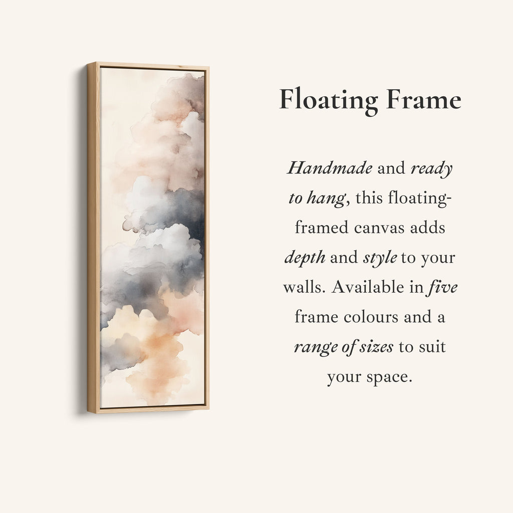Tall Skinny Vertical Cloud Wall Art