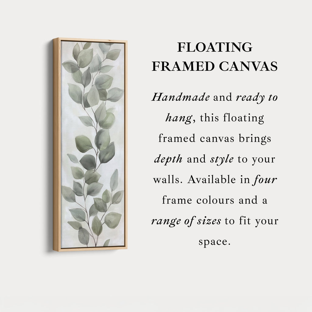 Eucalyptus Leaves Vertical Wall Art