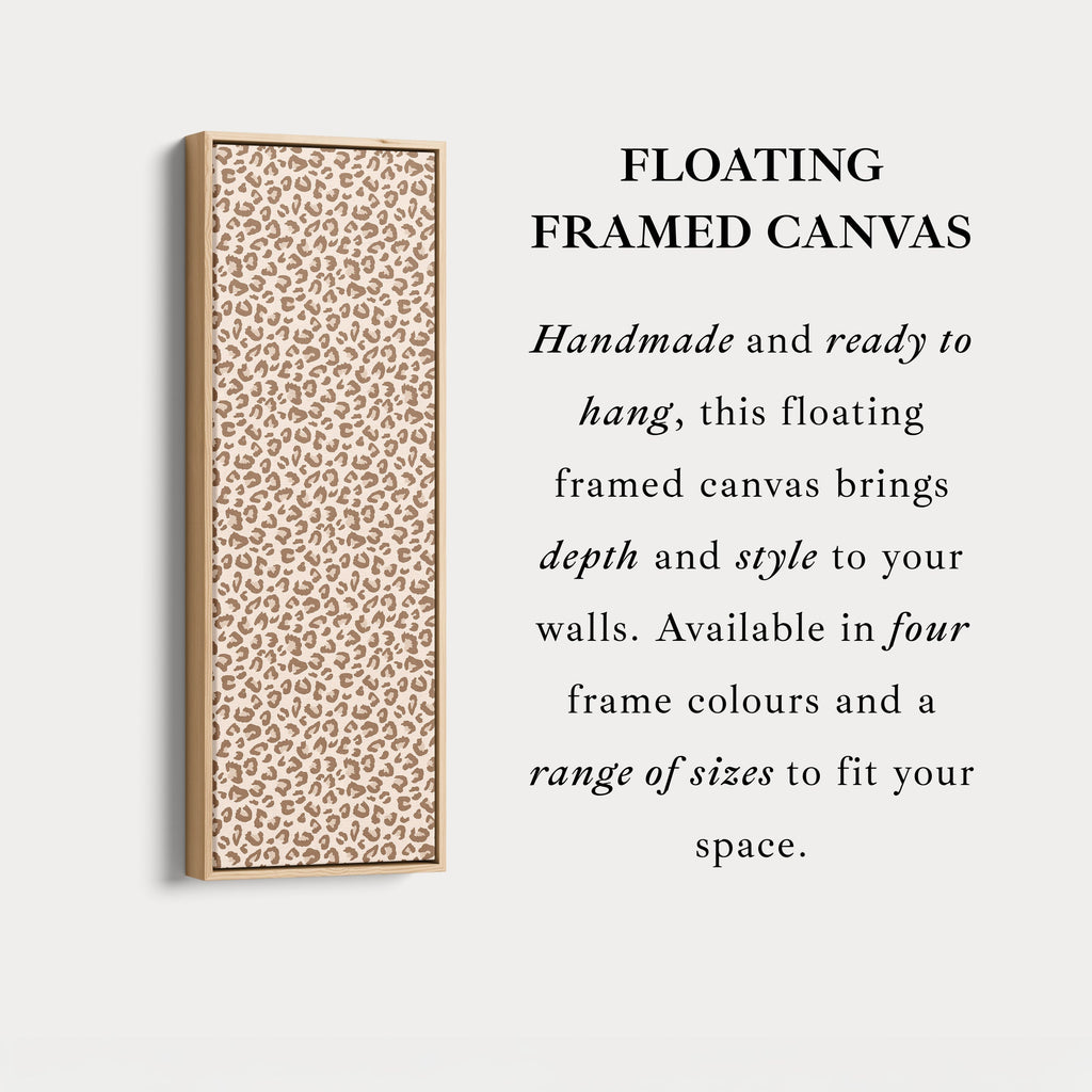 Leopard Print Vertical Tall Long Wall Art