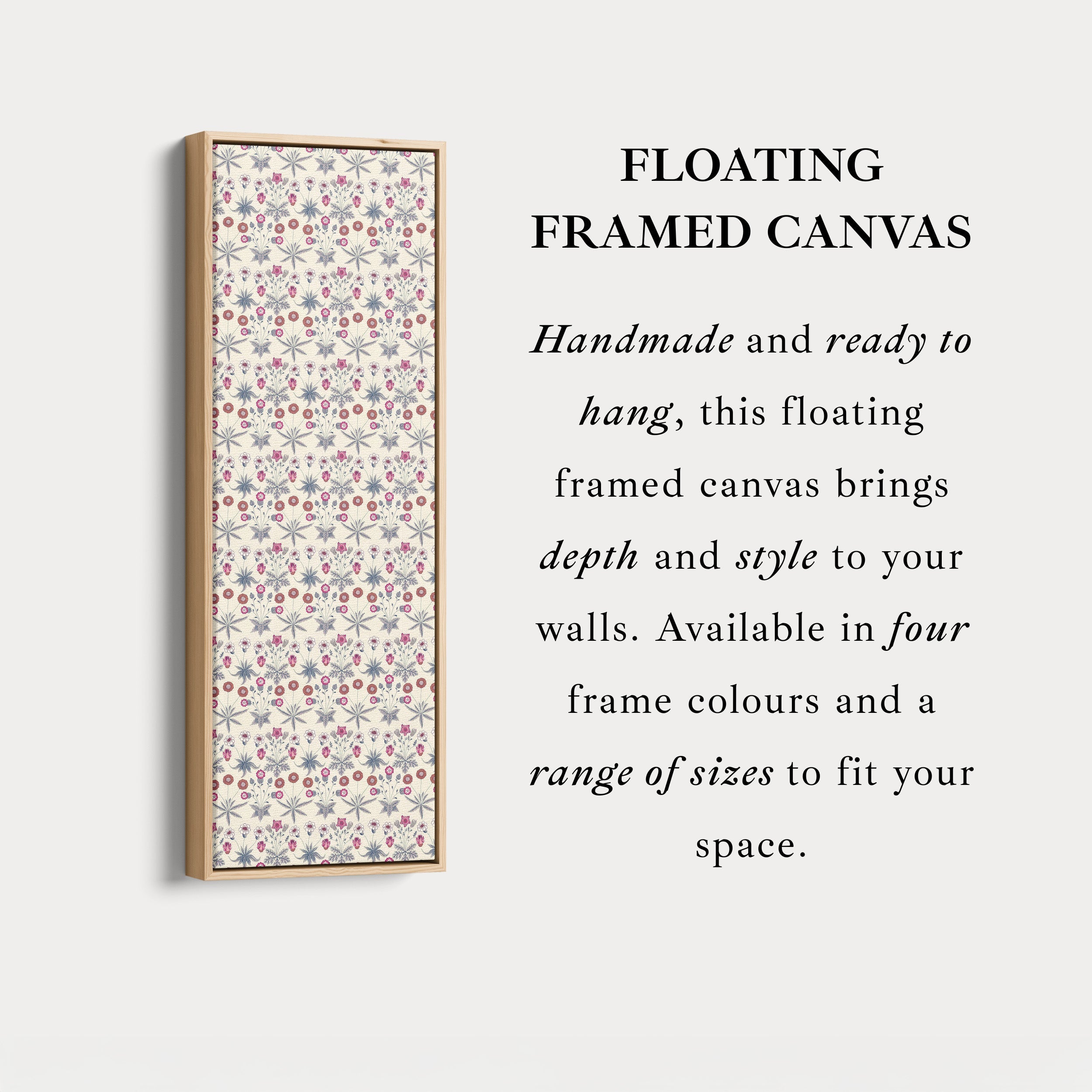 William Morris Daisy Vertical Long Narrow Wall Art