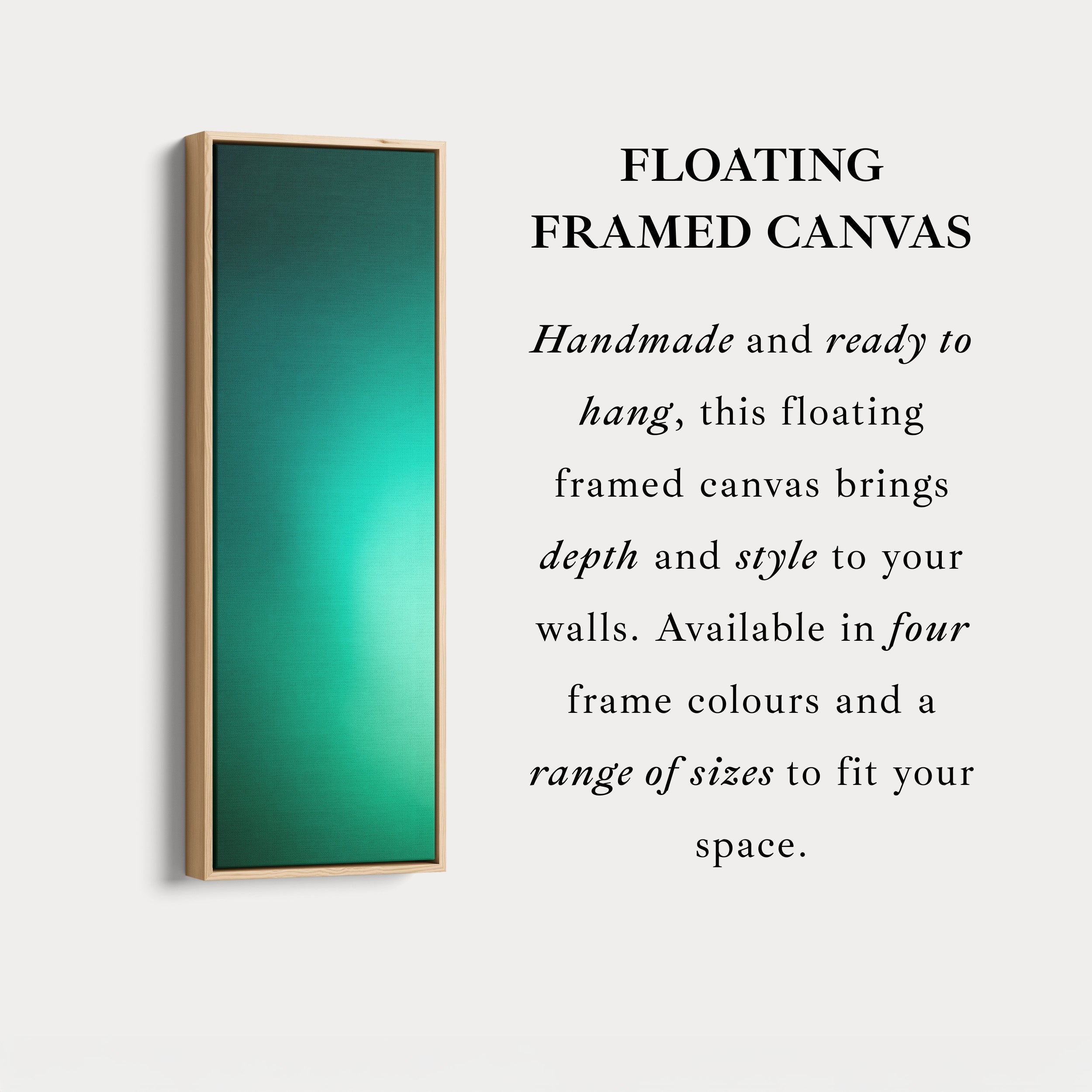 Narrow Wall Art Deep Green Thin Wall Art For Living Room