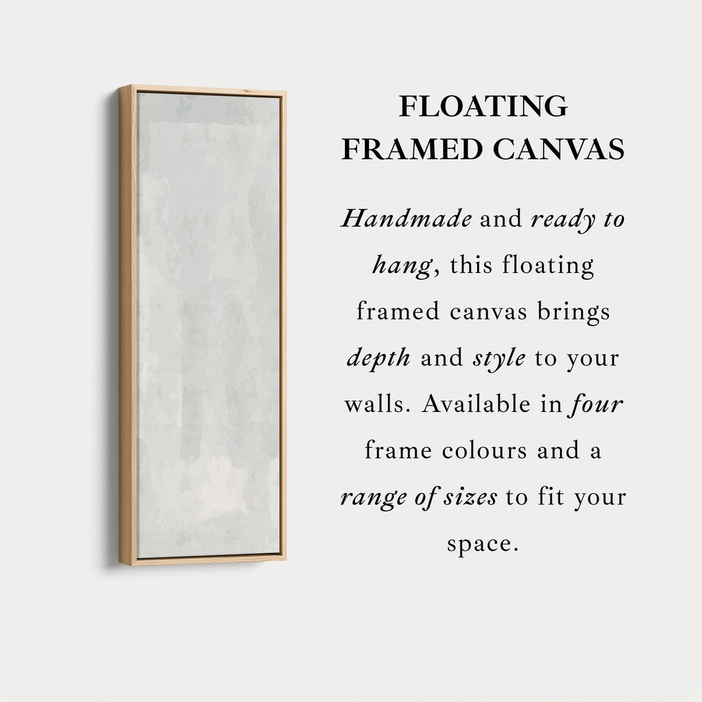 Vertical Wall Art Grey Beige Tall Canvas For Hallway