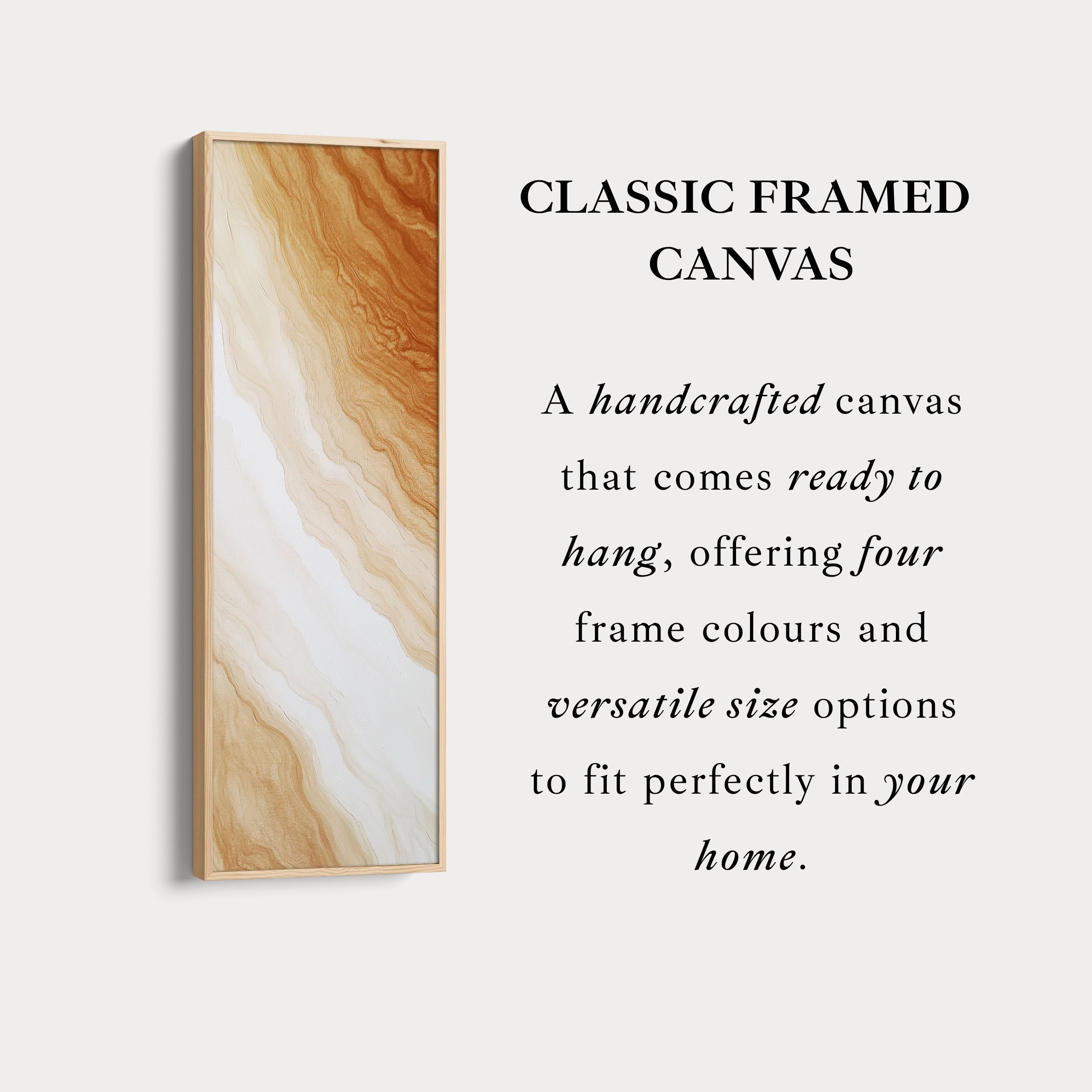 Minimalist Large Painting Vertical Long Wall Art Large Canvas Decor