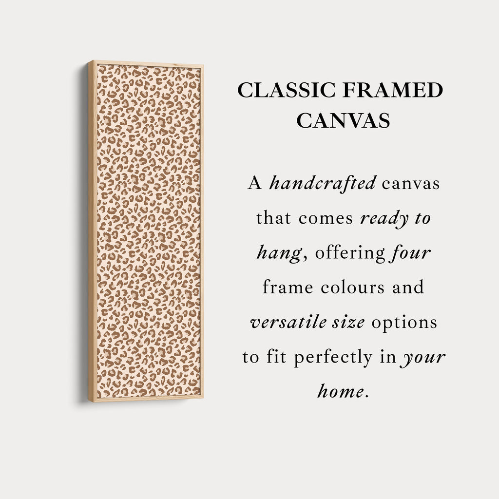 Leopard Print Vertical Tall Long Wall Art