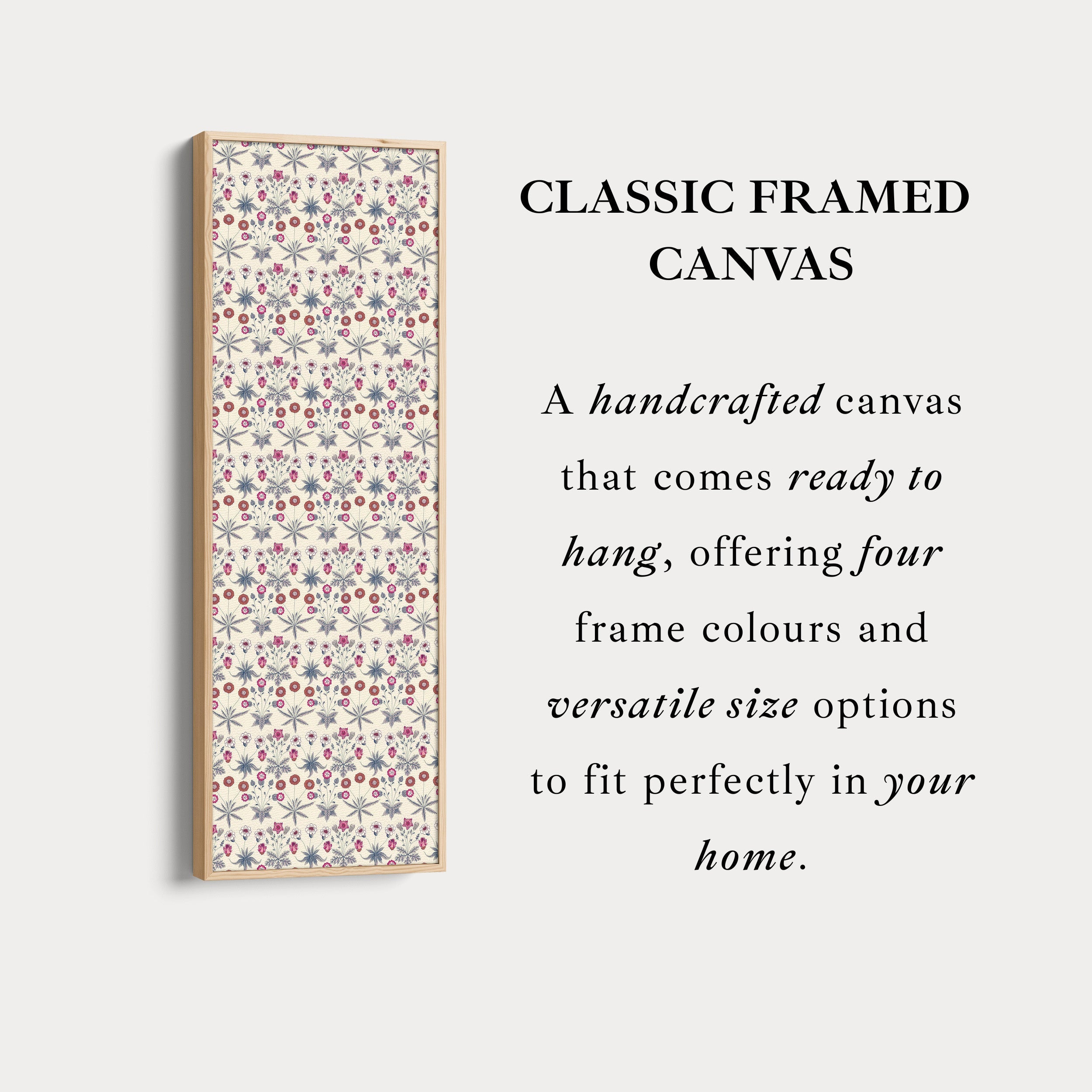 William Morris Daisy Vertical Long Narrow Wall Art