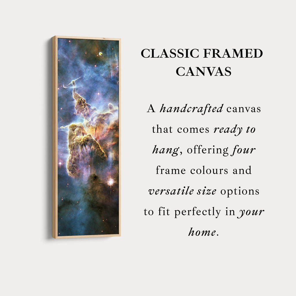 Vertical Wall Decor Hubble Nebula NASA Photograph