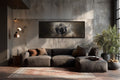 Charging Bull Long Horizontal Canvas For Men's Bedroom or Office