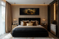 Charging Bull Long Horizontal Canvas Wall Art For Men's Bedroom