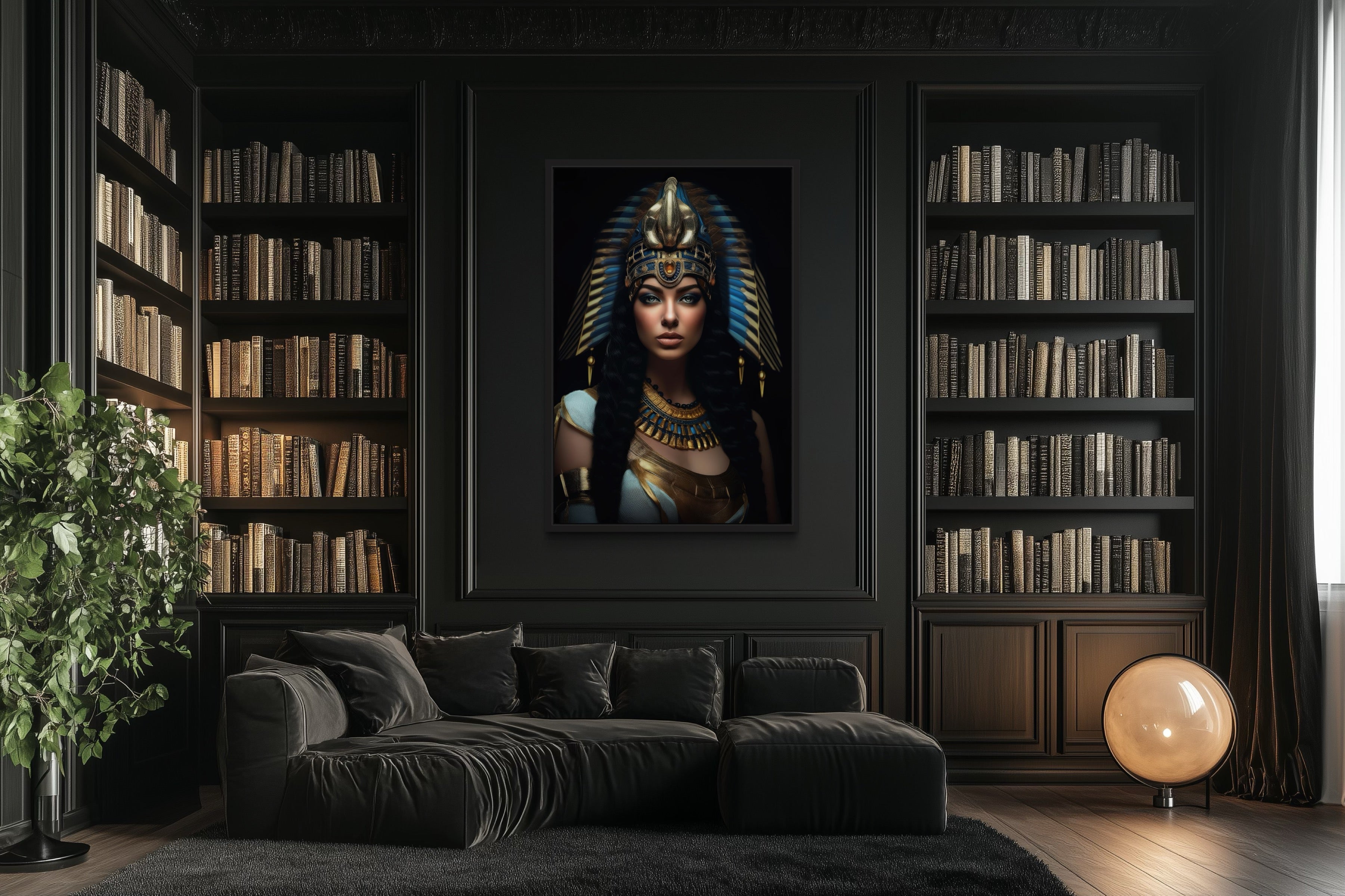 Cleopatra Framed Canvas Wall Art