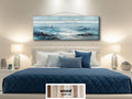 Coastal Sailing Boats Seascape Distressed Wood Wall Art