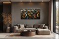 Colorful Jazz Band Abstract Painting Music Canvas Wall Art