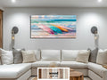 Colorful Surfboards Coastal Wood Wall Art