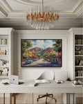Downtown Sedona Arizona Framed Canvas Wall Art