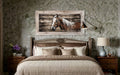 Farm Horse Painting On Wood Rustic Canvas Wall Art