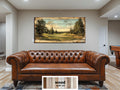 Golf Course Distressed Wood Wall Art For Man Cave Decor