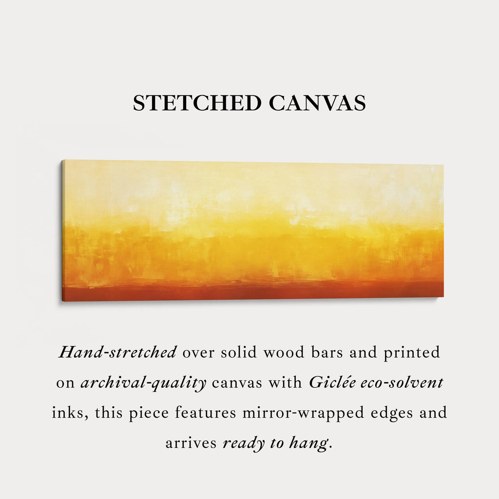Abstract Yellow Large Framed Wall Pictures For Living Room