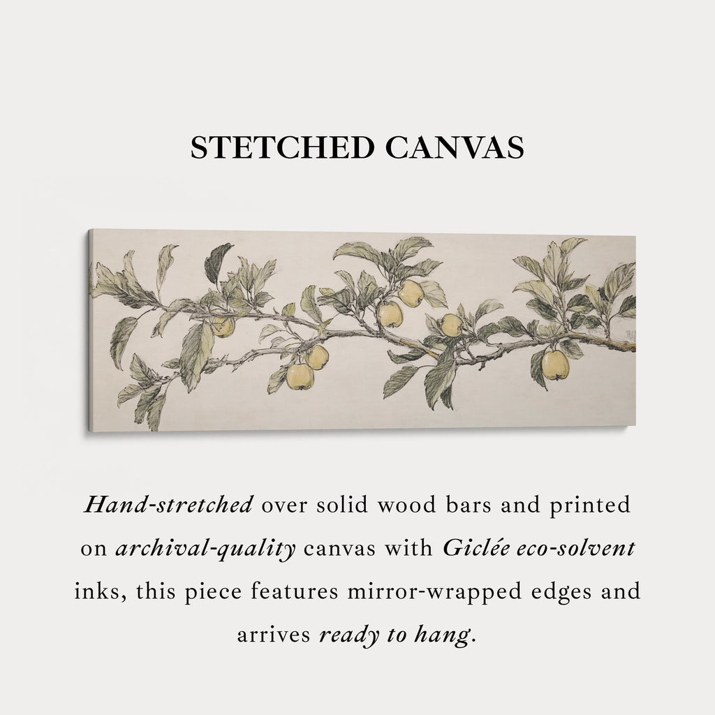 Apple Tree Above Bed Decor Framed Canvas Wall Decor