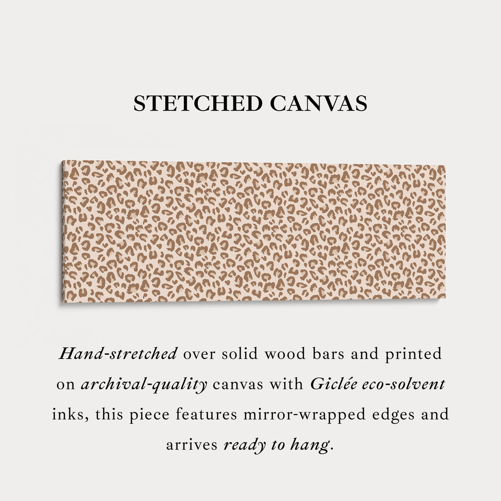 Leopard Print Long Horizontal Wall Decor