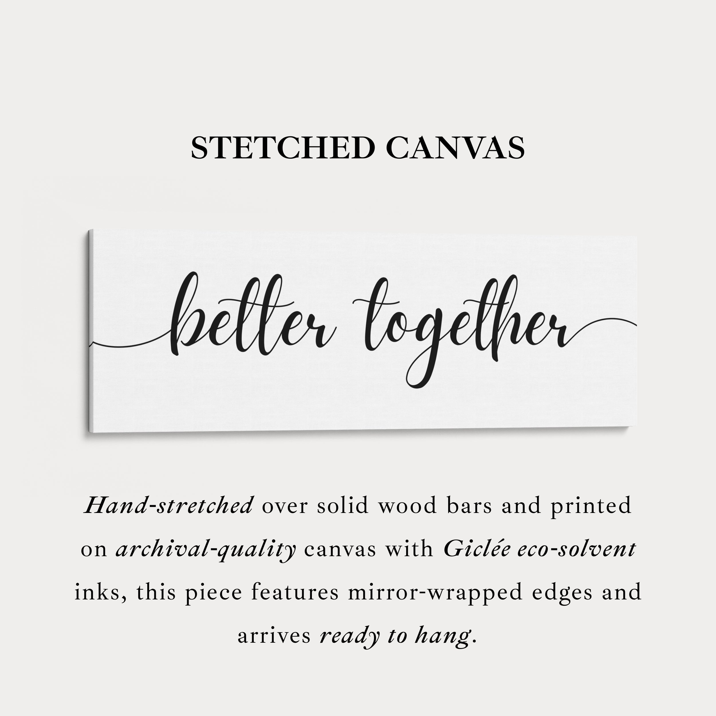 Horizontal Long Narrow Above Bed Wall Decor