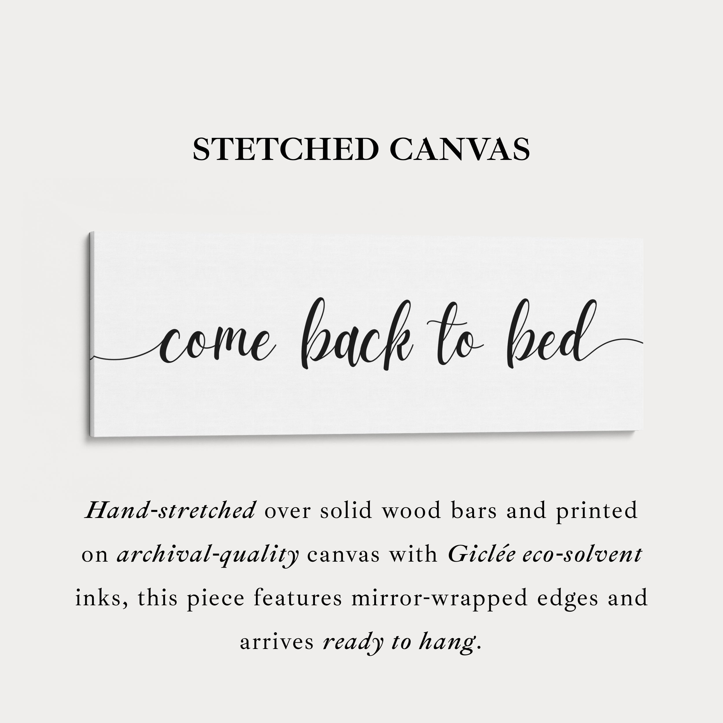 Large Narrow Above Bed Decor