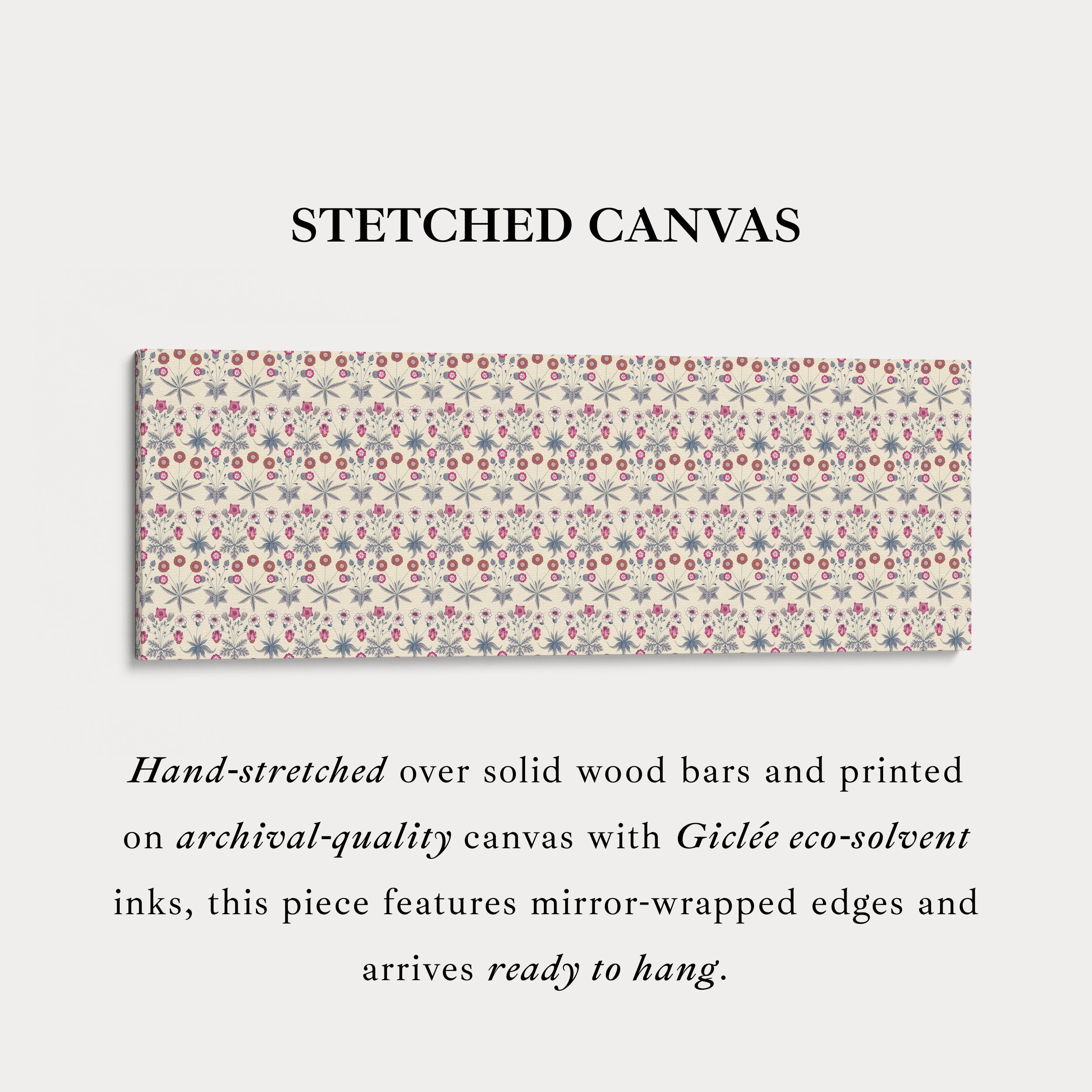 Horizontal Wall Art William Morris Daisy