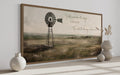 I Still Remember The Days Wall Art in Rustic Farm Landscape With Windmill