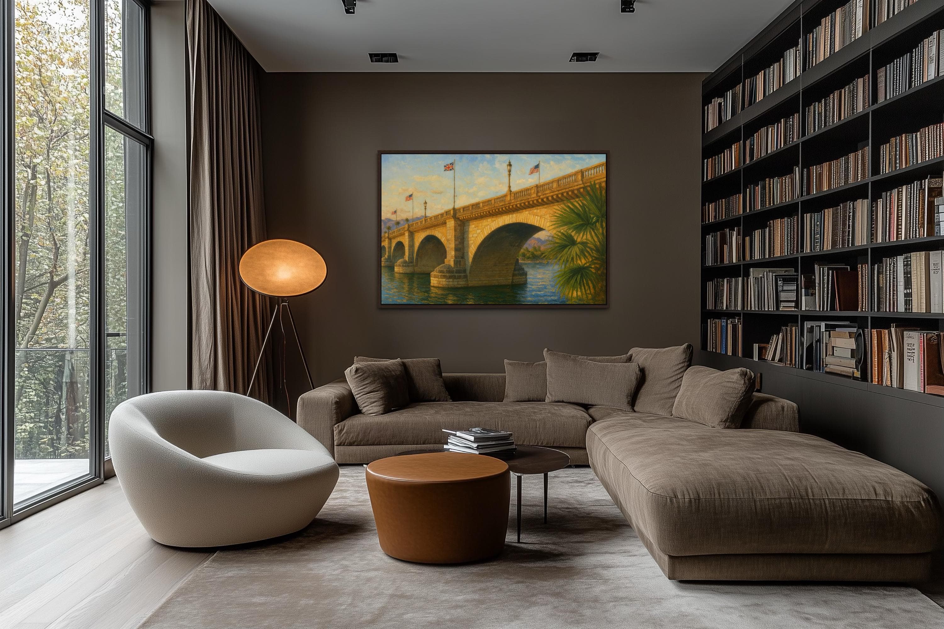 London Bridge Lake Havasu Canvas Wall Art