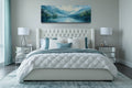 Long Narrow Horizontal Lake Landscape Panoramic Wall Art