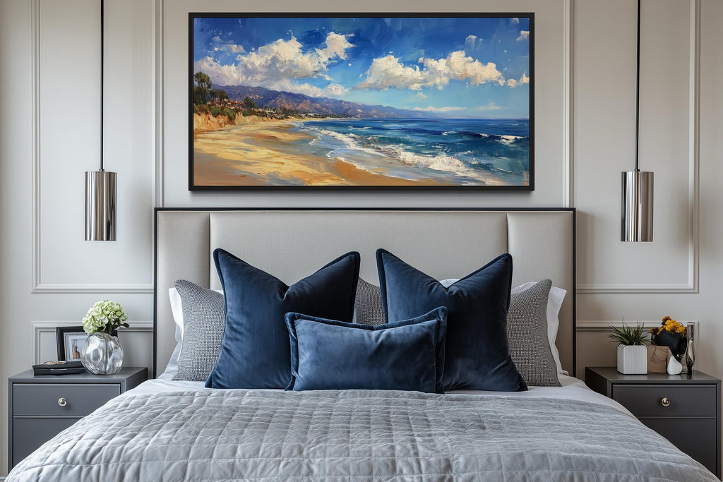 Malibu Coast Framed Canvas Wall Art