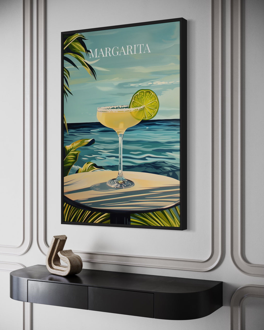 Margarita Cocktail On The Beach Art Print