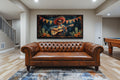 Mariachi Musician In Desert Mexican Framed Canvas Wall Art