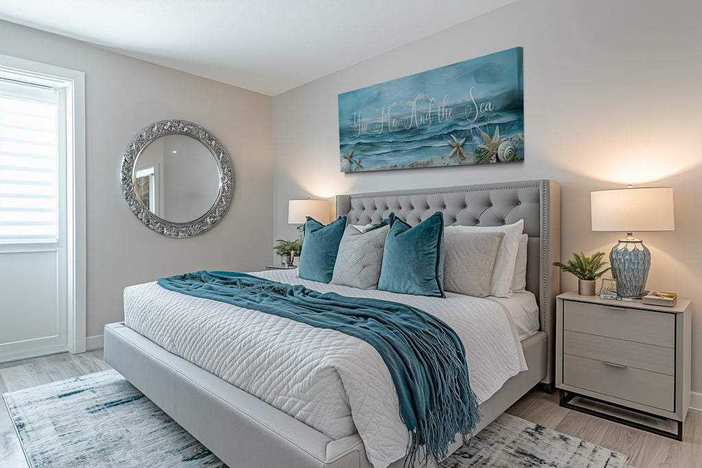 Master Bedroom Beach House You Me And The Sea Wall Art