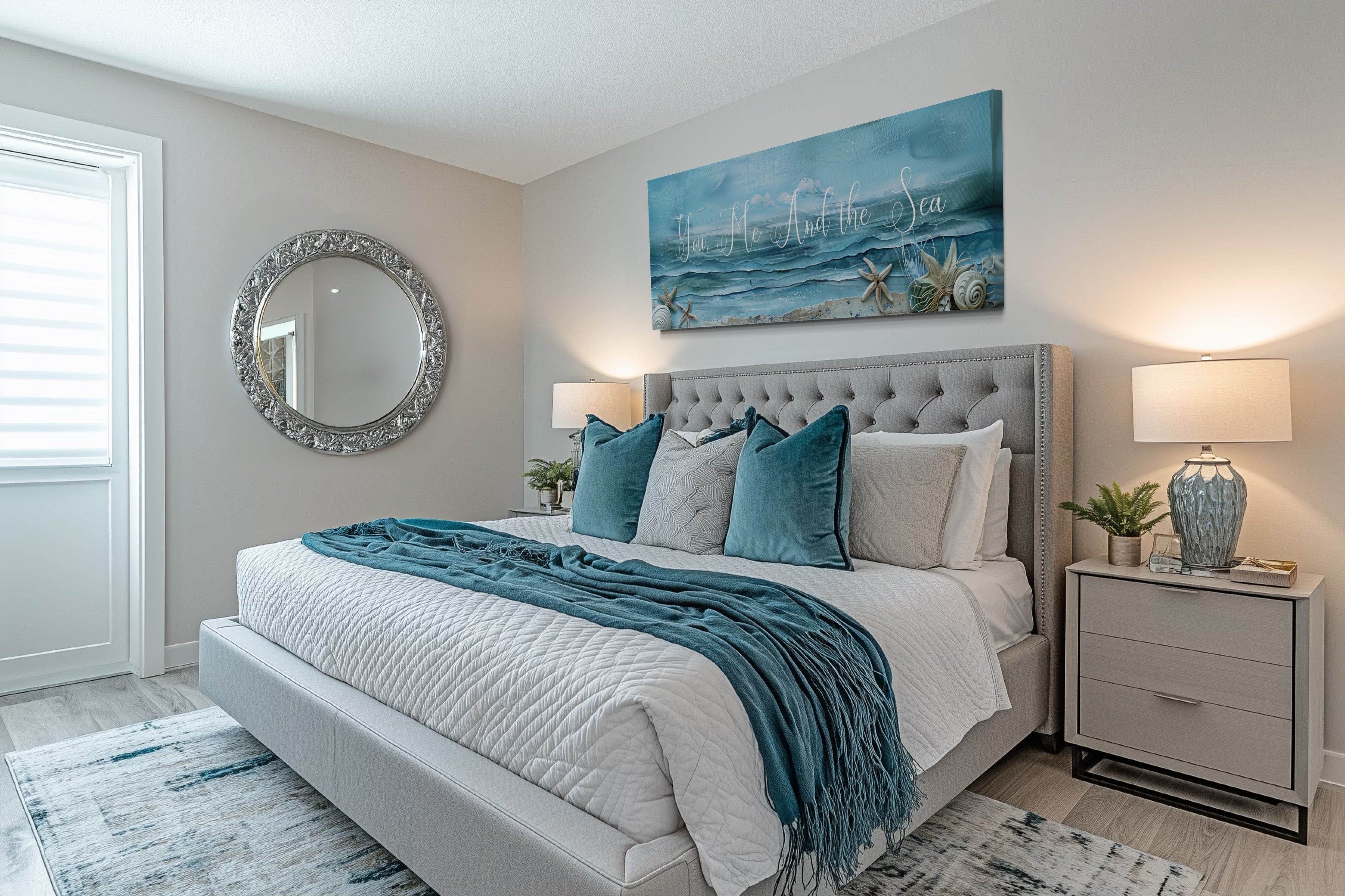 Master Bedroom Beach House You Me And The Sea Wall Art