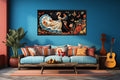 Mexican Folkloric Dance Couple Canvas Wall Art