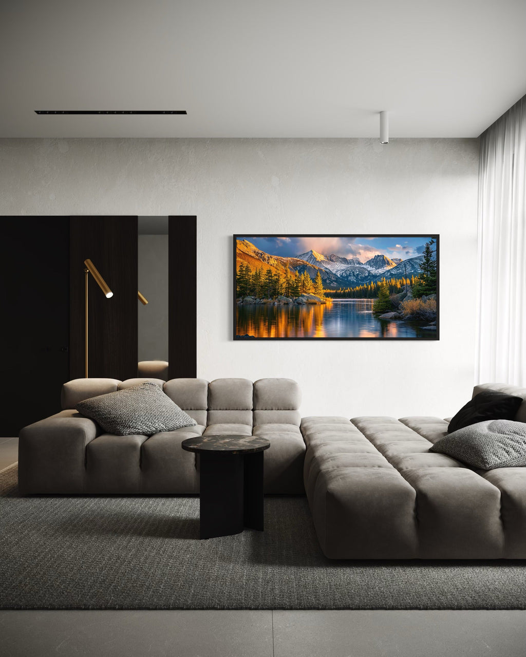 Rocky Mountain National Park Colorado Framed Canvas Wall Art