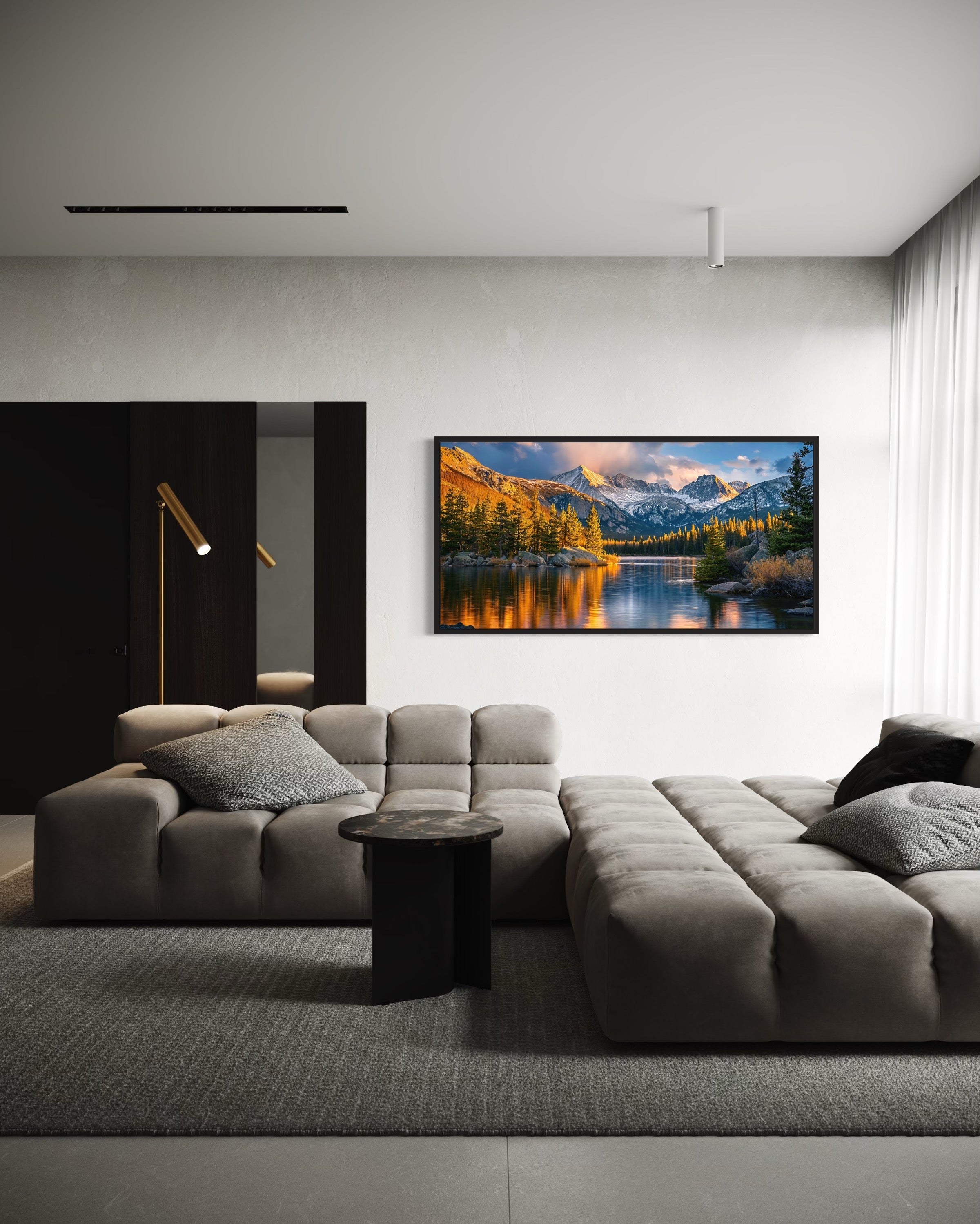 Rocky Mountain National Park Colorado Framed Canvas Wall Art