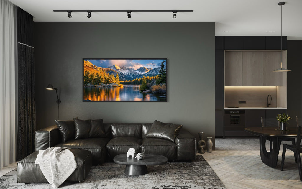 Rocky Mountain National Park Colorado Framed Canvas Wall Art