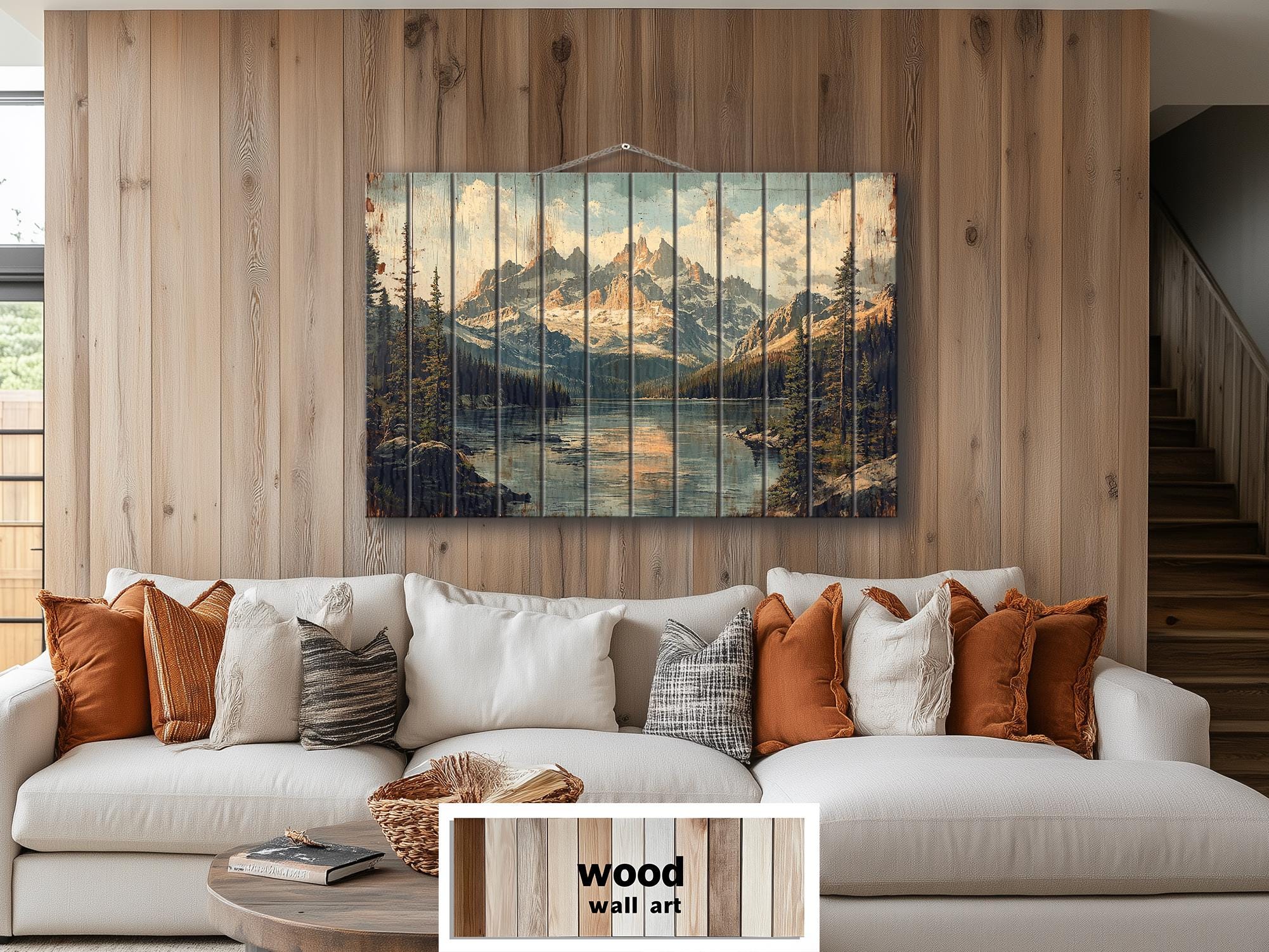 Rocky Mountains Colorado Wood Sign Wall Art