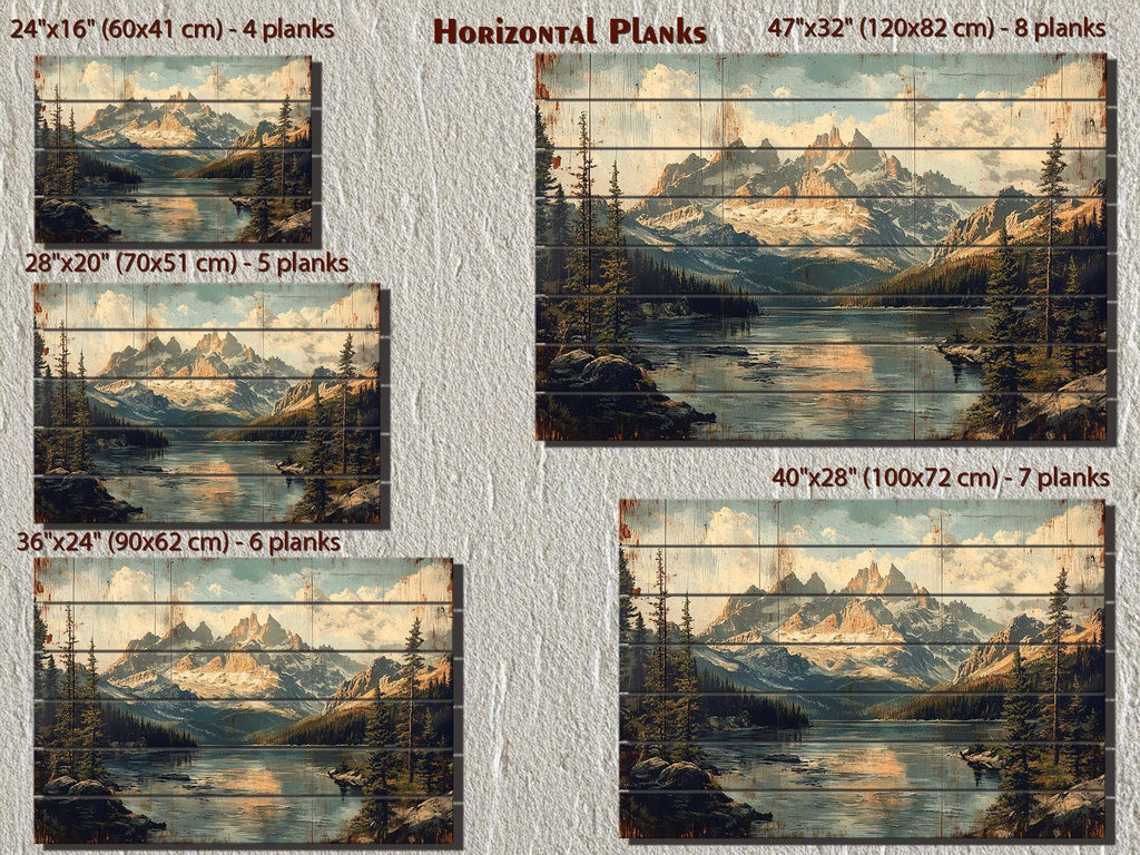 Rocky Mountains Colorado Wood Sign Wall Art