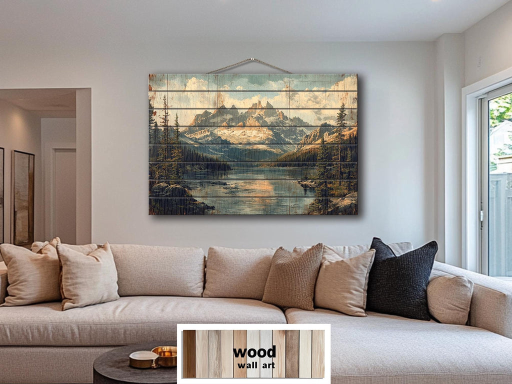 Rocky Mountains Colorado Wood Sign Wall Art