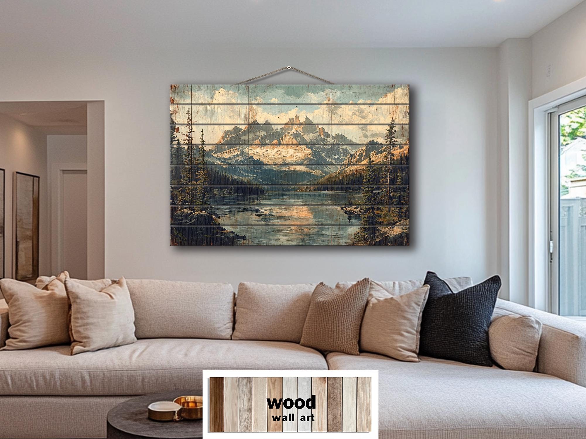 Rocky Mountains Colorado Wood Sign Wall Art