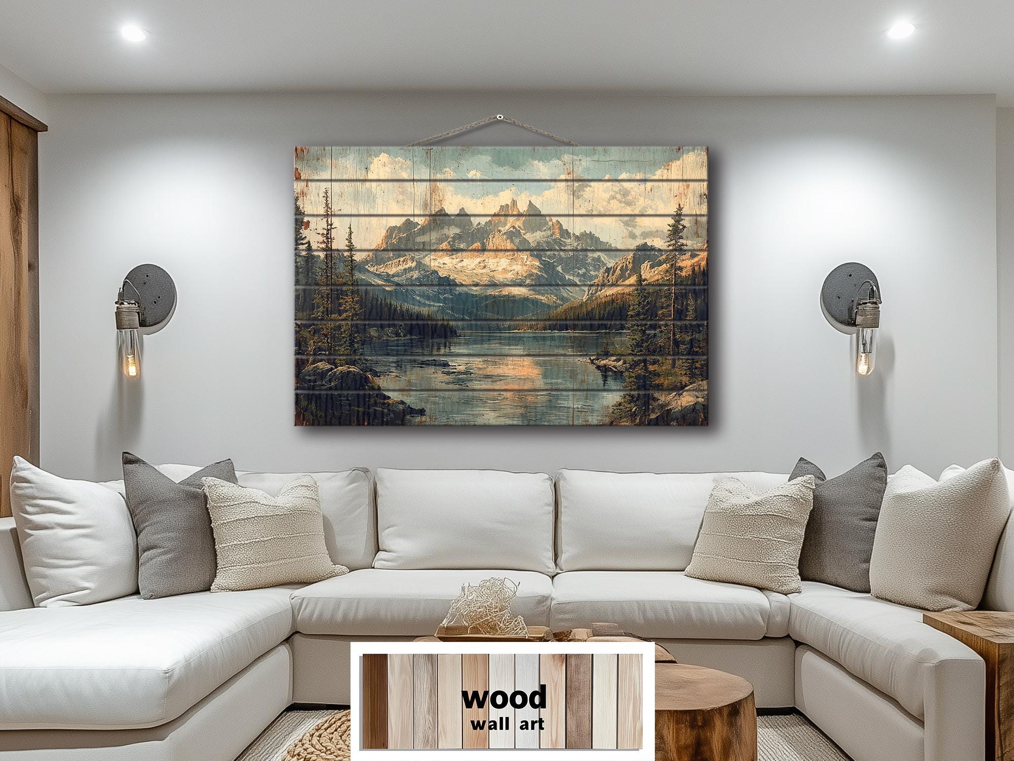 Rocky Mountains Colorado Wood Sign Wall Art
