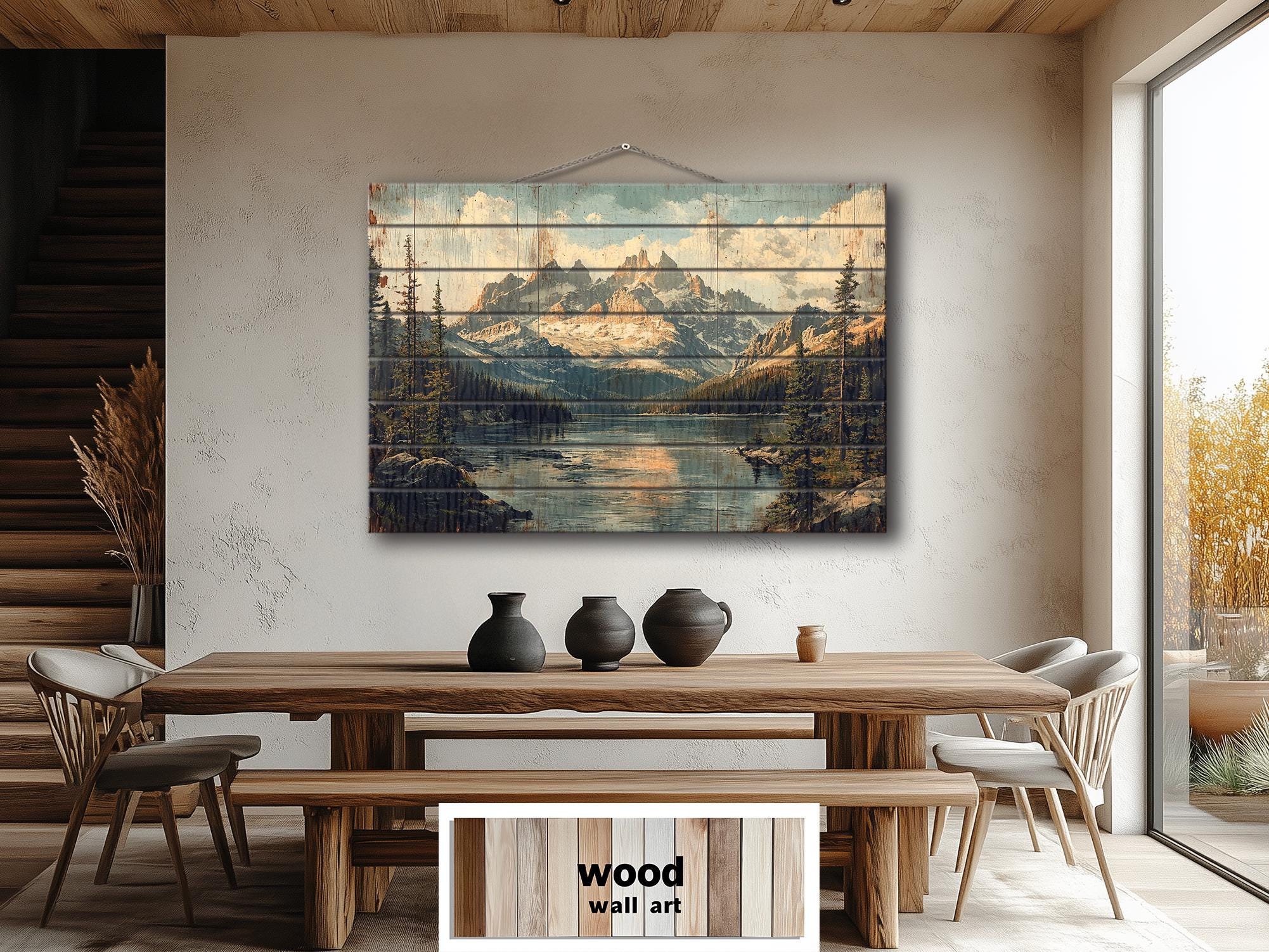 Rocky Mountains Colorado Wood Sign Wall Art
