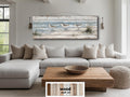 Sandpipers on the Beach Long Narrow Wood Wall Art For Beach House Decor