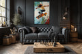 Skateboarder Wall Art Framed Canvas – Action Sports Decor | Colorful Wall Art for Men
