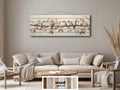 Small Birds on A Branch Distressed Wood Wall Art